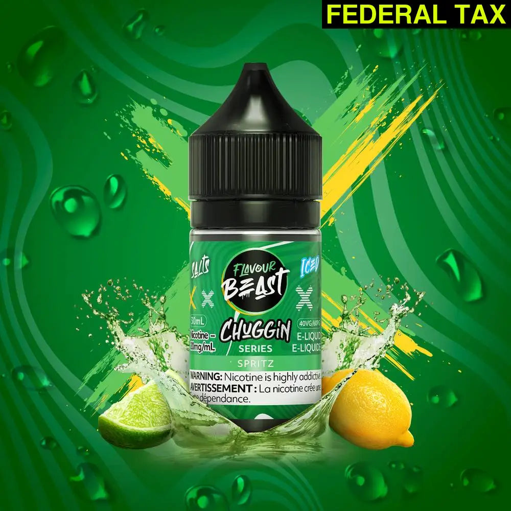 Flavour Beast Chuggin Iced Nicotine Salt E-juice Spritz