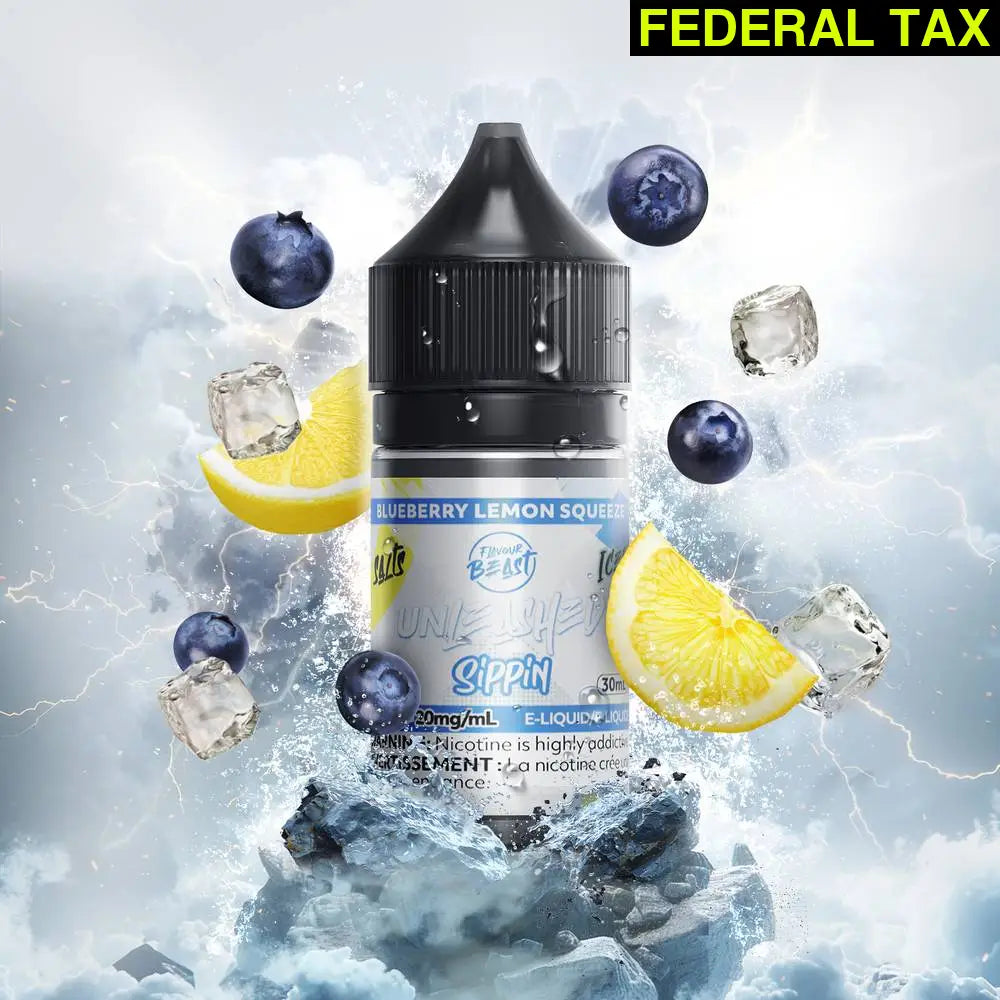 Flavour Beast E-Liquid Unleashed - Sippin’ Blueberry Lemon Squeeze