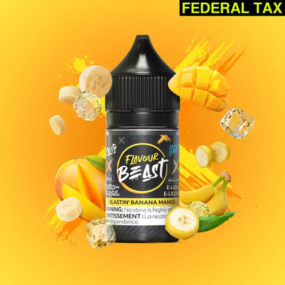 Flavour Beast Nicotine Salt E-Juice 20mg/30ml Blastin’ Banana Mango