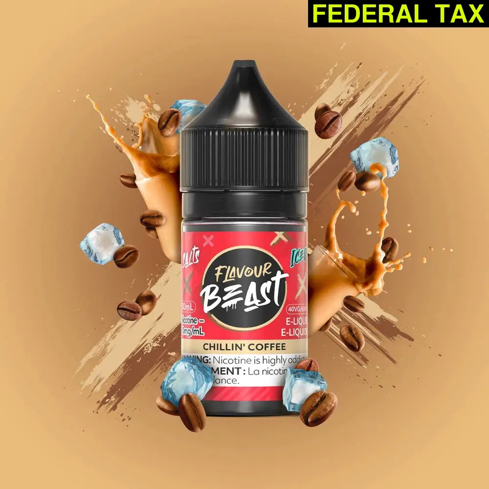 Flavour Beast Nicotine Salt E-Juice 20mg/30ml Chillin Coffee