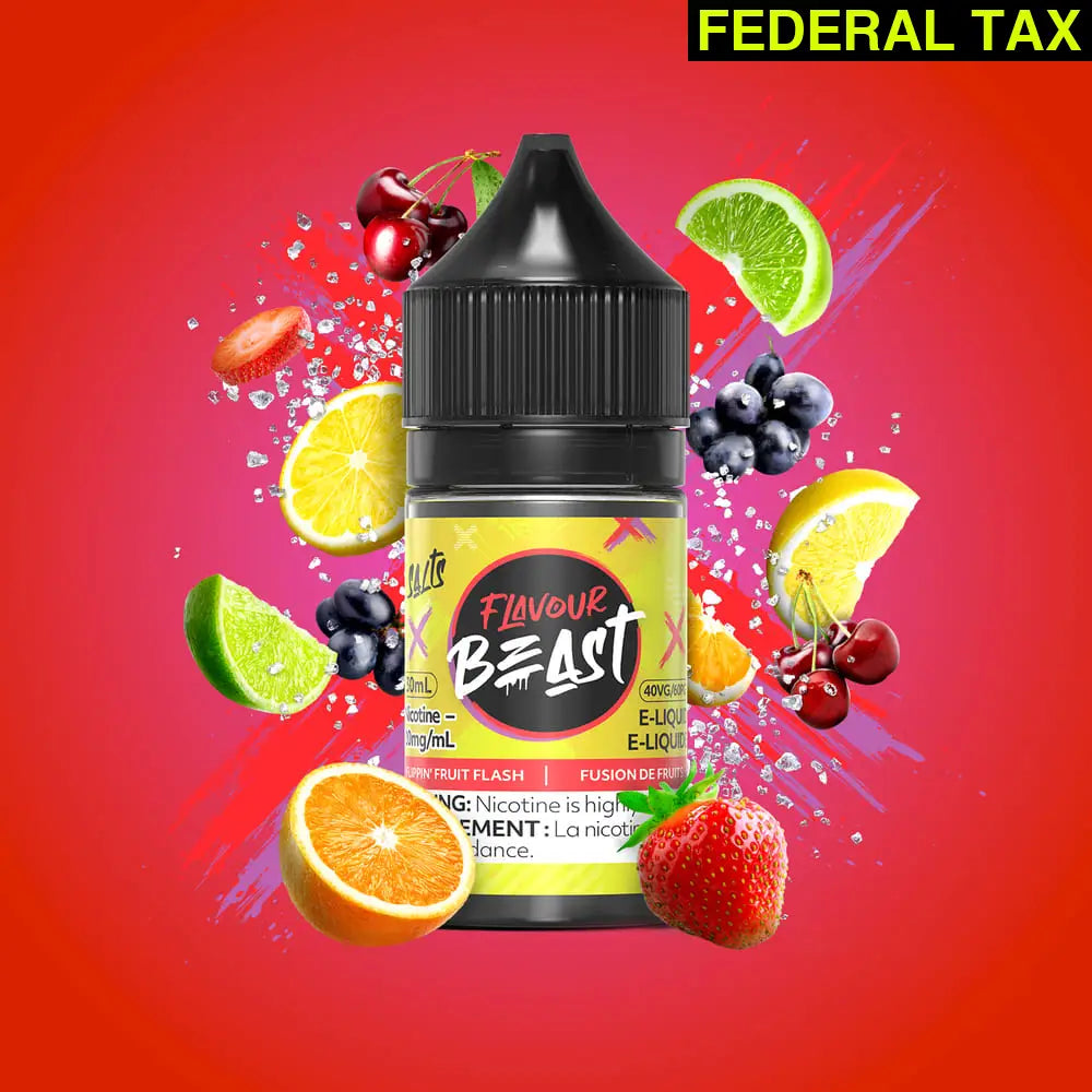 Flavour Beast Nicotine Salt E-Juice 20mg/30ml Flippin’ Fruit