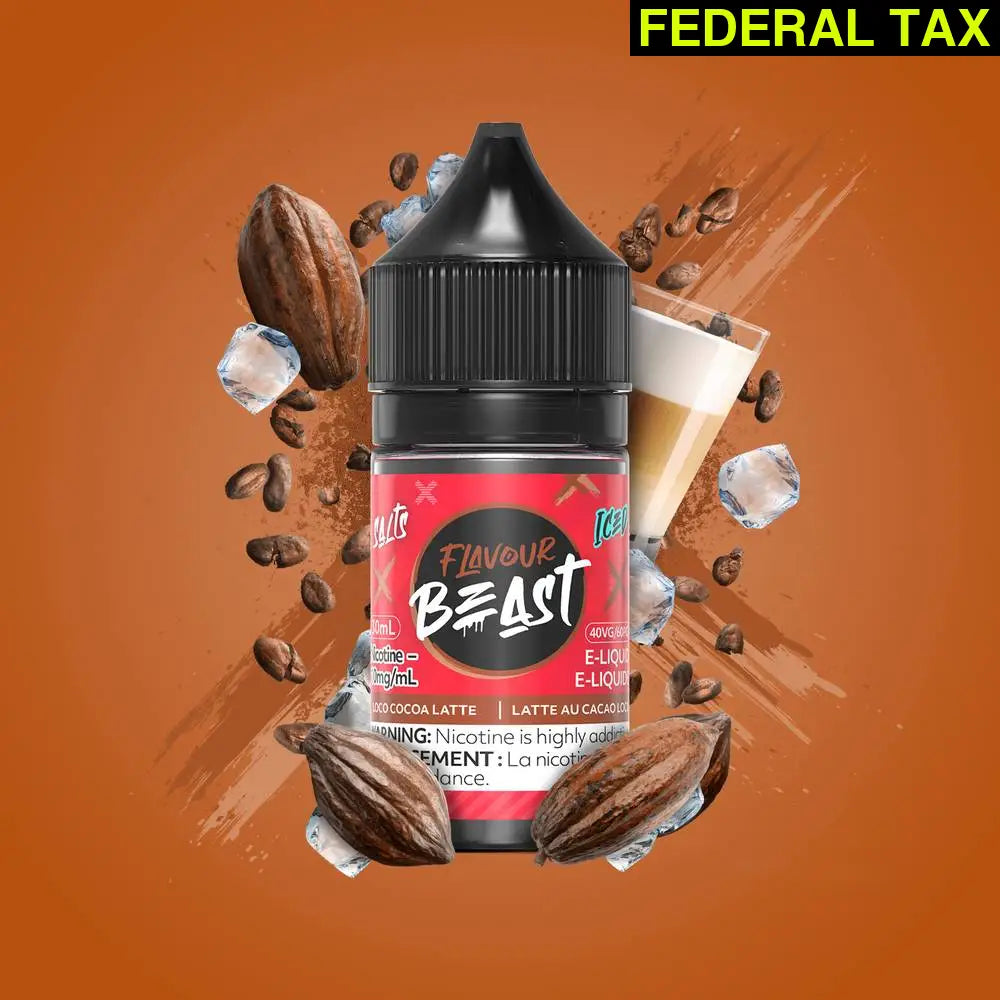 Flavour Beast Nicotine Salt E-Juice 20mg/30ml Loco Cocoa Latte