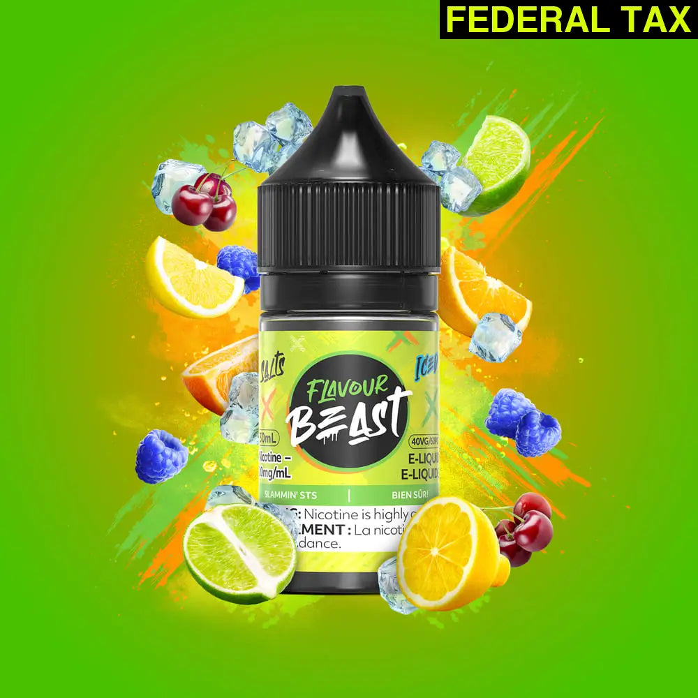 Flavour Beast Nicotine Salt E-Juice 20mg/30ml Slammin’ STS