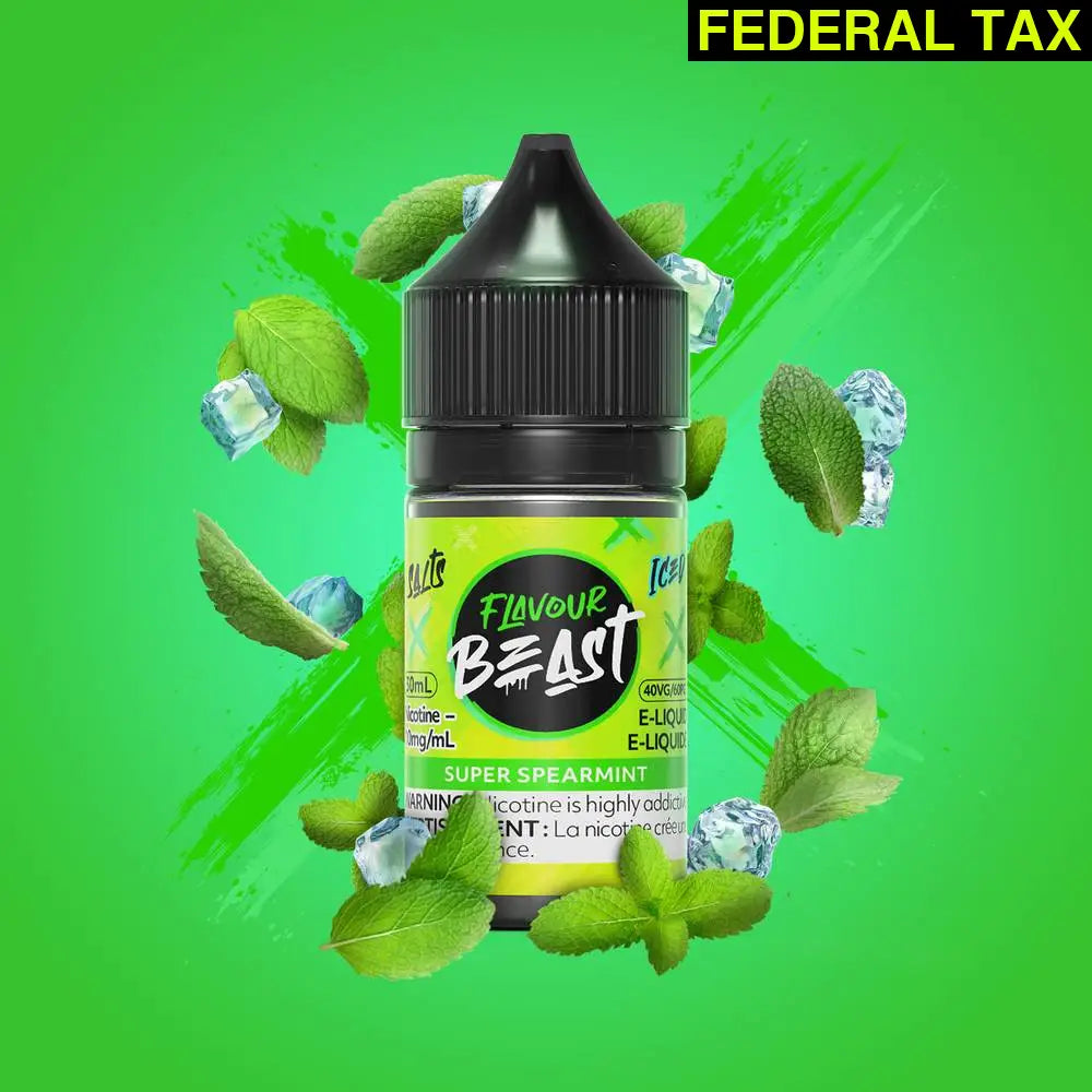 Flavour Beast Nicotine Salt E-Juice 20mg/30ml Super Sour Spear Mint