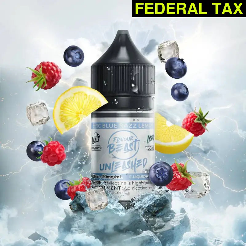 Flavour Beast Unleashed E-Liquid 20mg/30ml (Online Only) Blue Razz Lemon