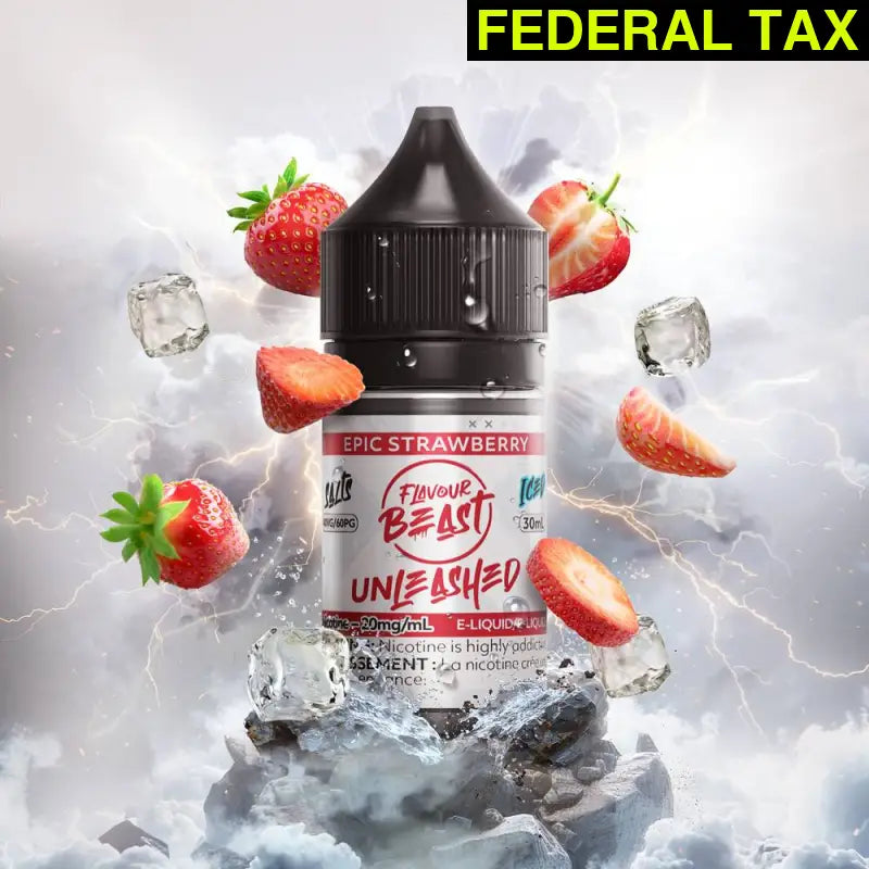 Flavour Beast Unleashed E-Liquid 20mg/30ml (Online Only) Strawberry