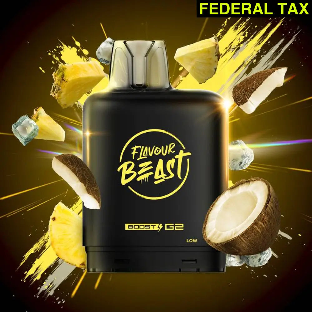 FlavourBeast_Boost_LevelXPod-COL-FEB2025-PineappleCoconut