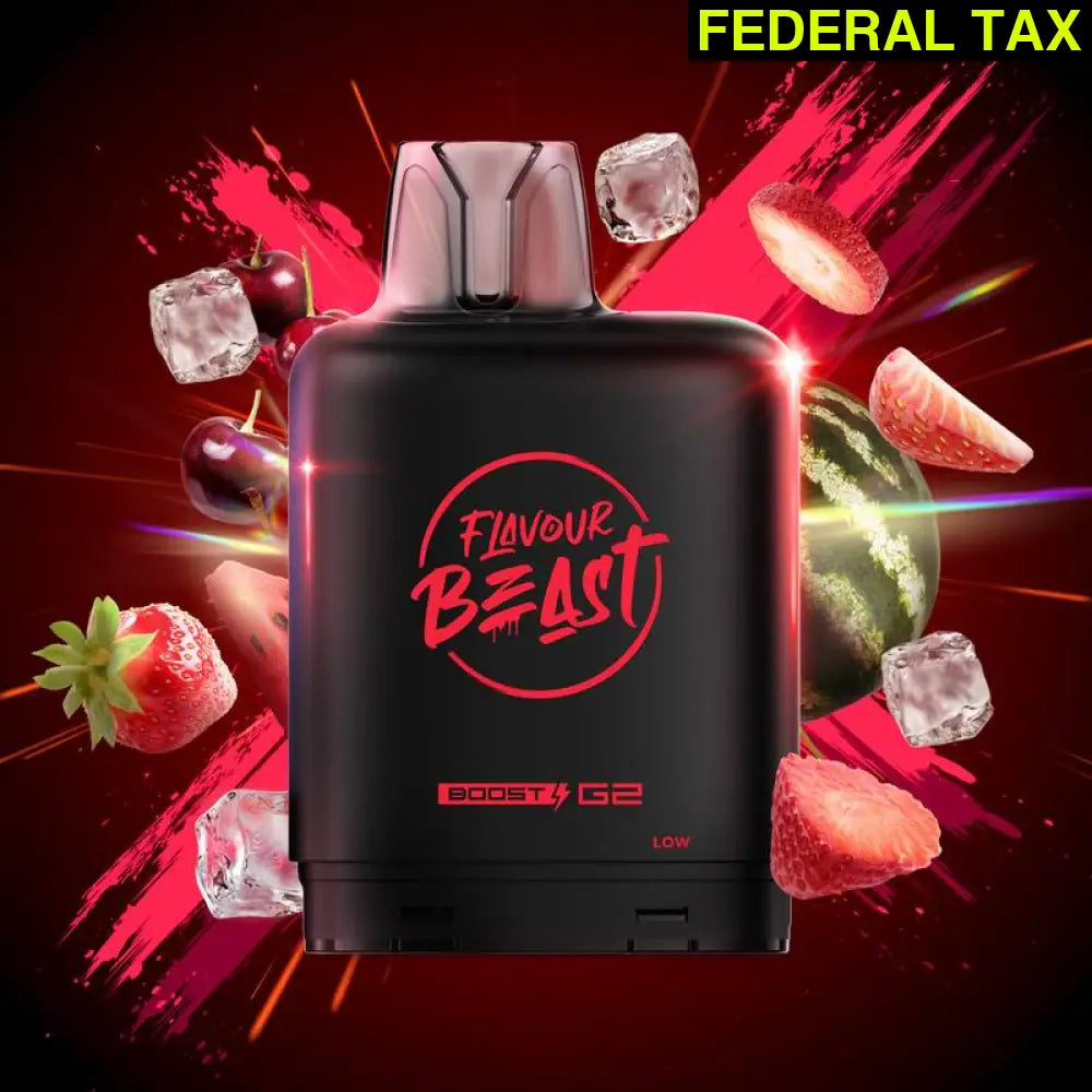 FlavourBeast_Boost_LevelXPod-COL-FEB2025-StrawberryCherryWatermelon