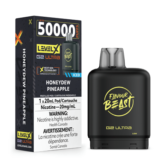levelx-g2-ultra_flavourbeast_pod_20mg_honeydewpineapple