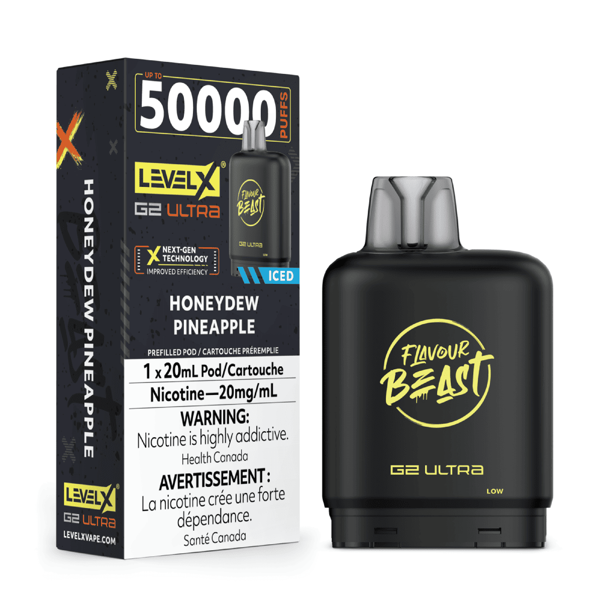levelx-g2-ultra_flavourbeast_pod_honeydewpineapple