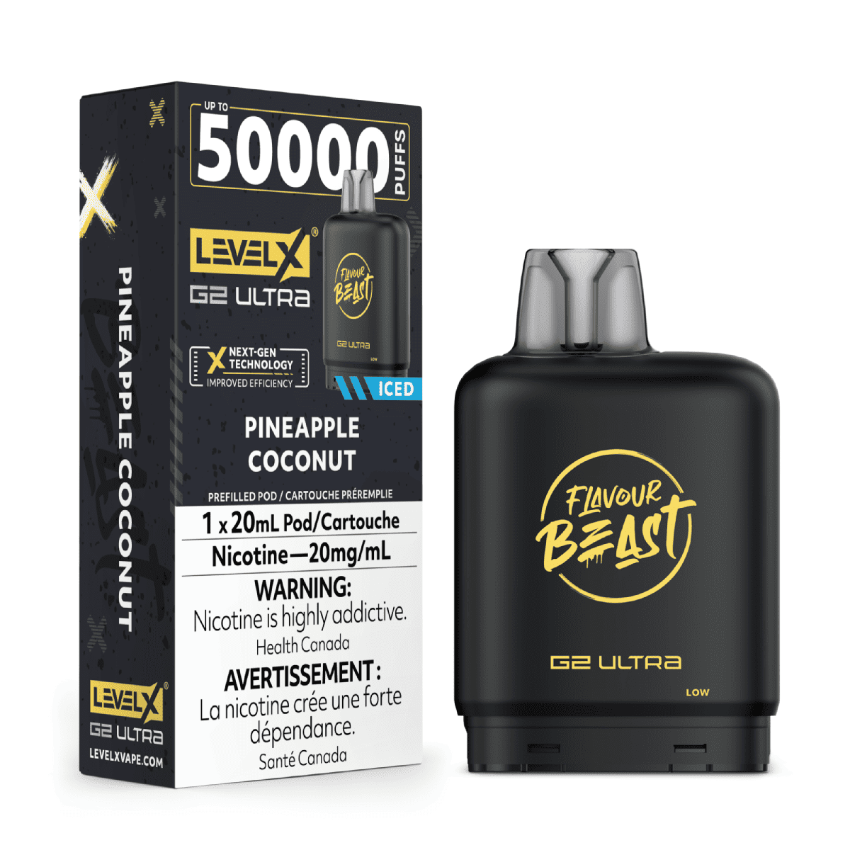 levelx-g2-ultra_flavourbeast_pod_pineapplecoconut