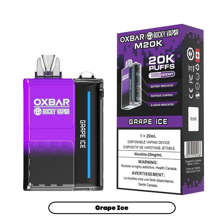 oxbar-m20k-disposablevape-GrapeIce