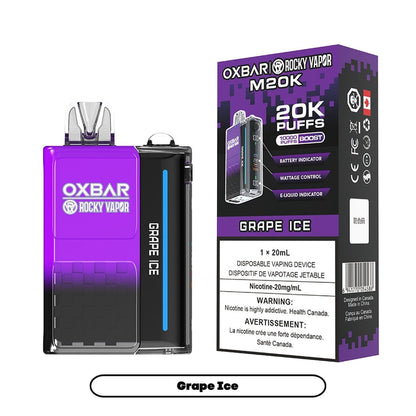 oxbar-m20k-disposablevape-GrapeIce