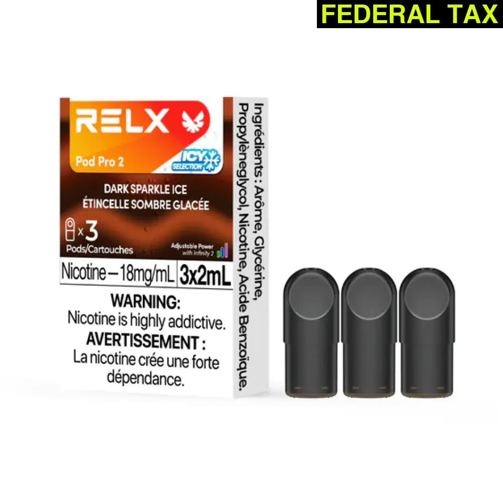 Relx Infinity 2 Pro Pod (3pc) - 1.8% mg/mL Dark Sparkle Ice