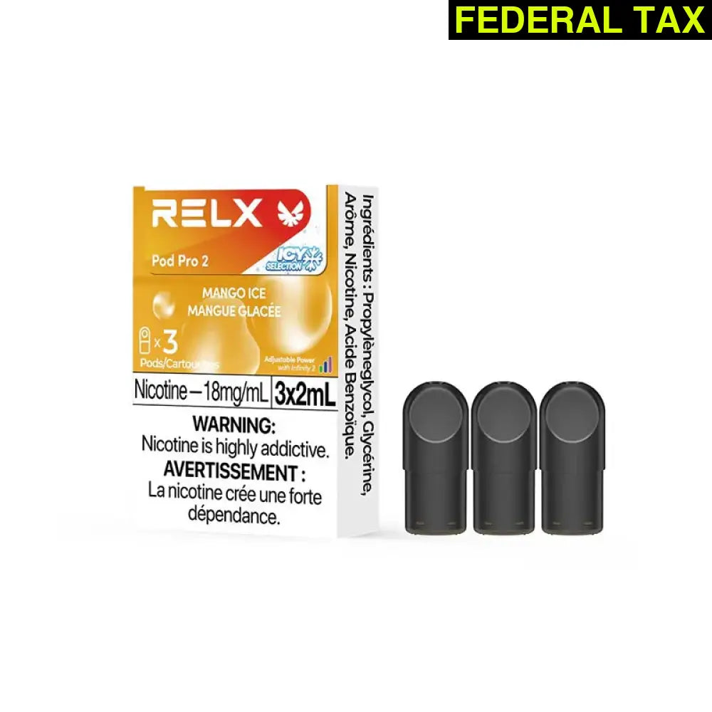 Relx Infinity 2 Pro Pod (3pc) - 1.8% mg/mL Mango Ice