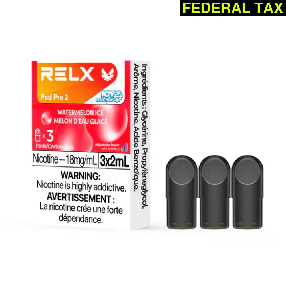 Relx Infinity 2 Pro Pod (3pc) - 1.8% mg/mL Watermelon Ice