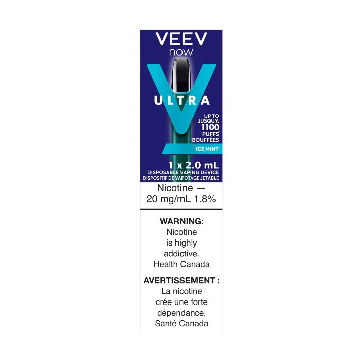 VEEV NOW ULTRA 2ML DISPOSABLE VAPE-ICE MINT