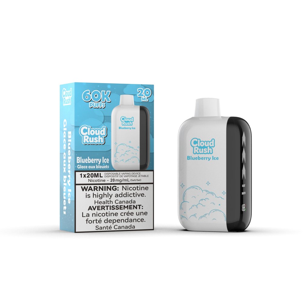 Cloud Rush 60K Disposable Vape – Blueberry Ice