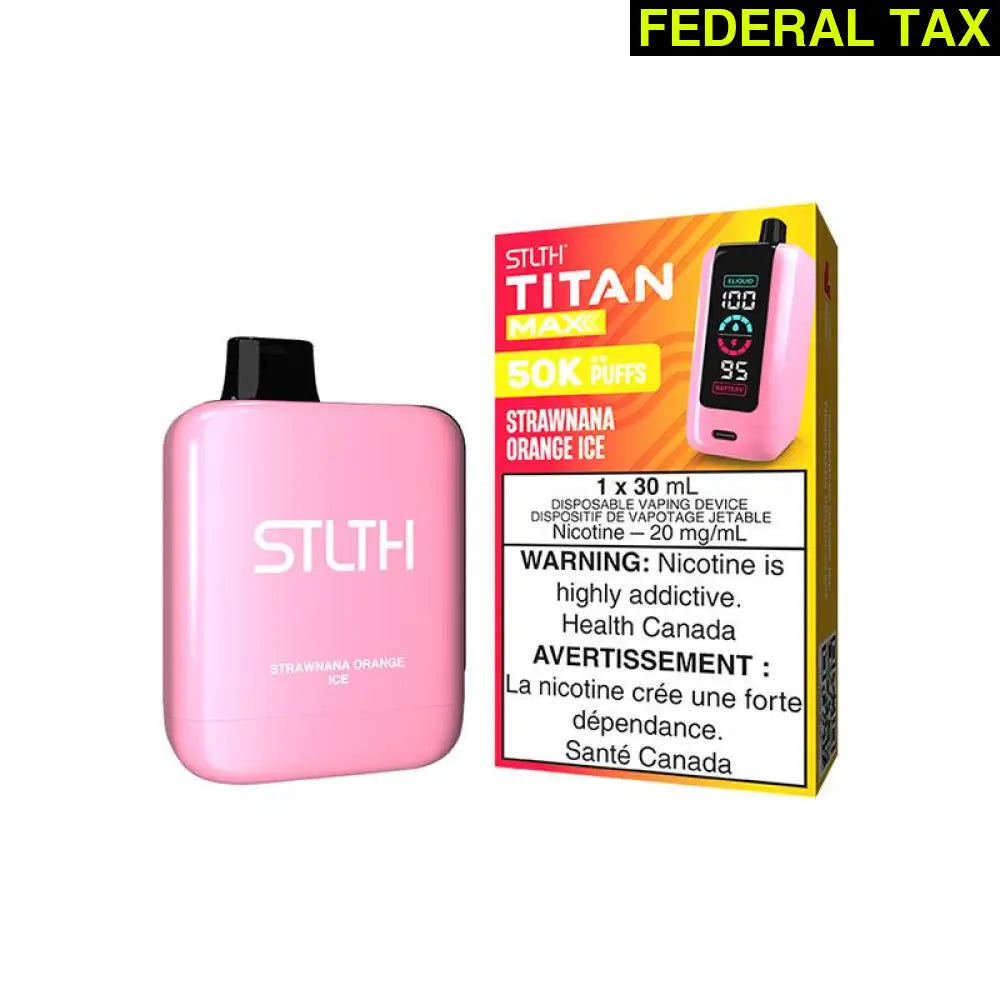 STLTH-TITAN-MAX-DISPOSABLE-STRAWNANA-ORANGE-ICE