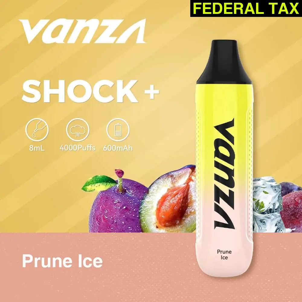 Vanza Shock+ 4000Puffs Disposable Vape - plum ice