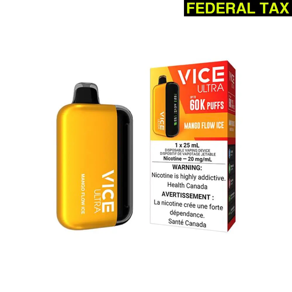 VICE Ultra 60K Puffs Disposable Vape FED Mango Flow Ice