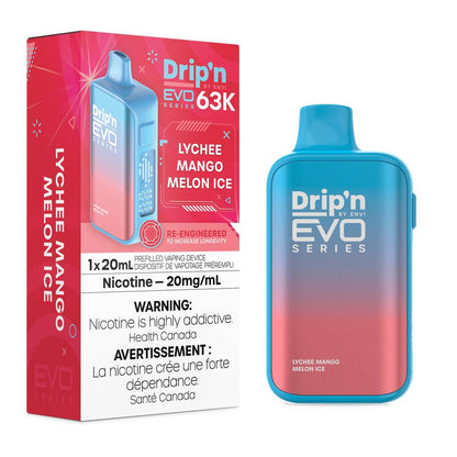 Drip'n EVO 63K Disposable Vape - Lychee Mango Melon Ice