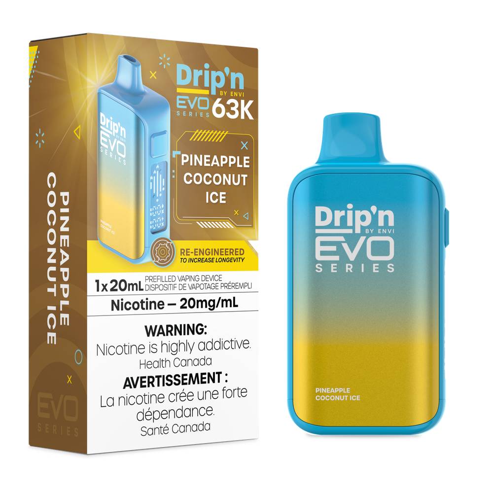 Drip'n EVO 63K Disposable Vape - Pineapple Coconut Ice