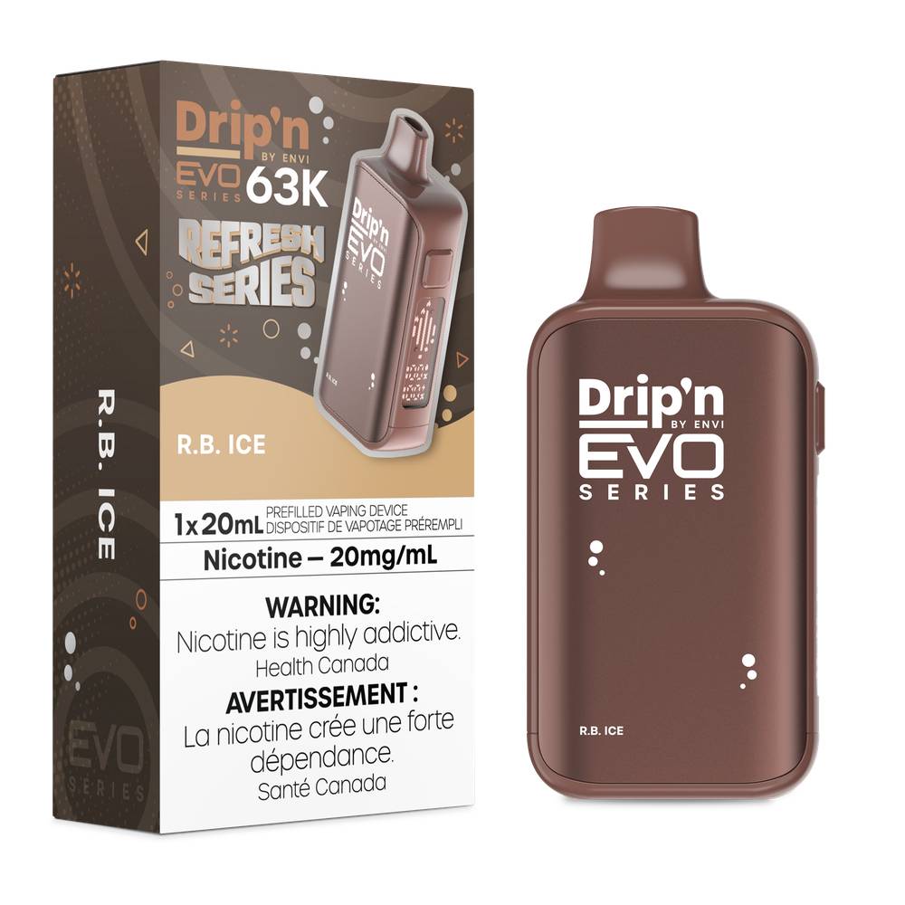 Drip'n EVO 63K Disposable Vape - R.B. Ice