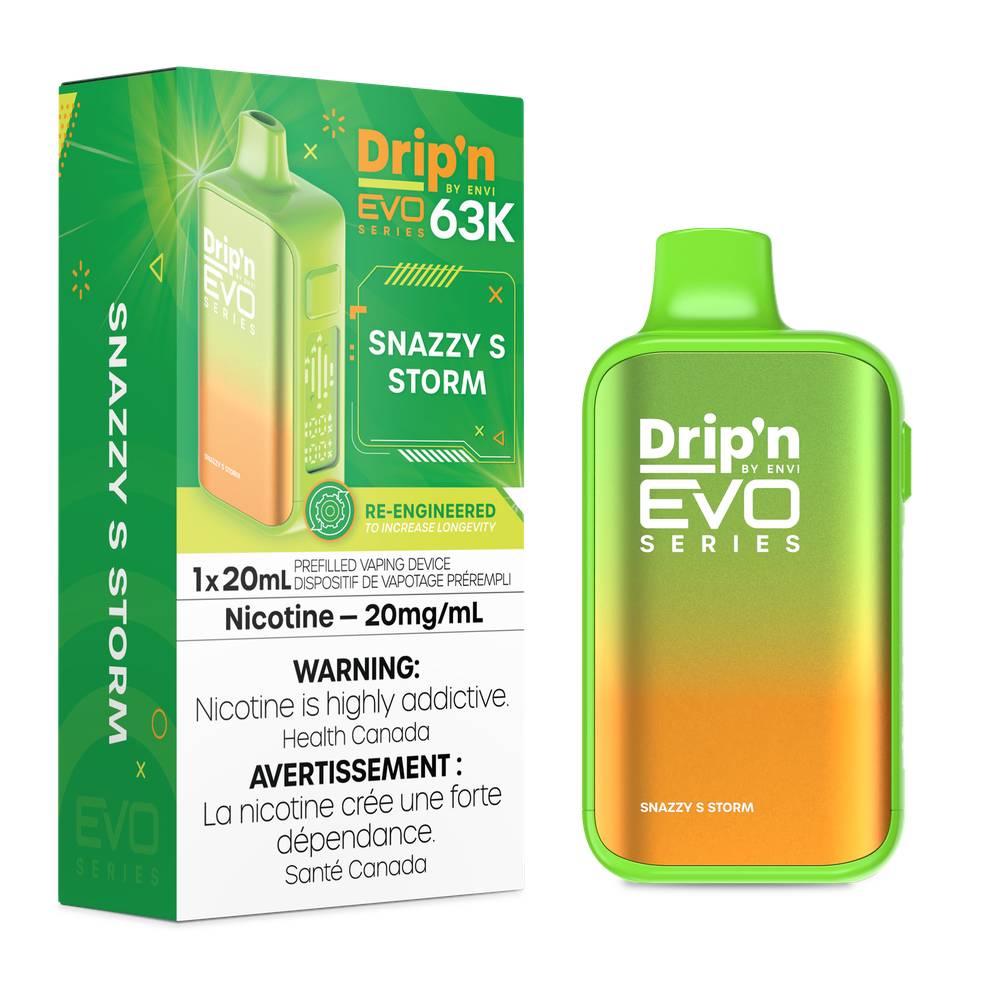 Drip'n EVO 63K Disposable Vape - Snazzy S Storm