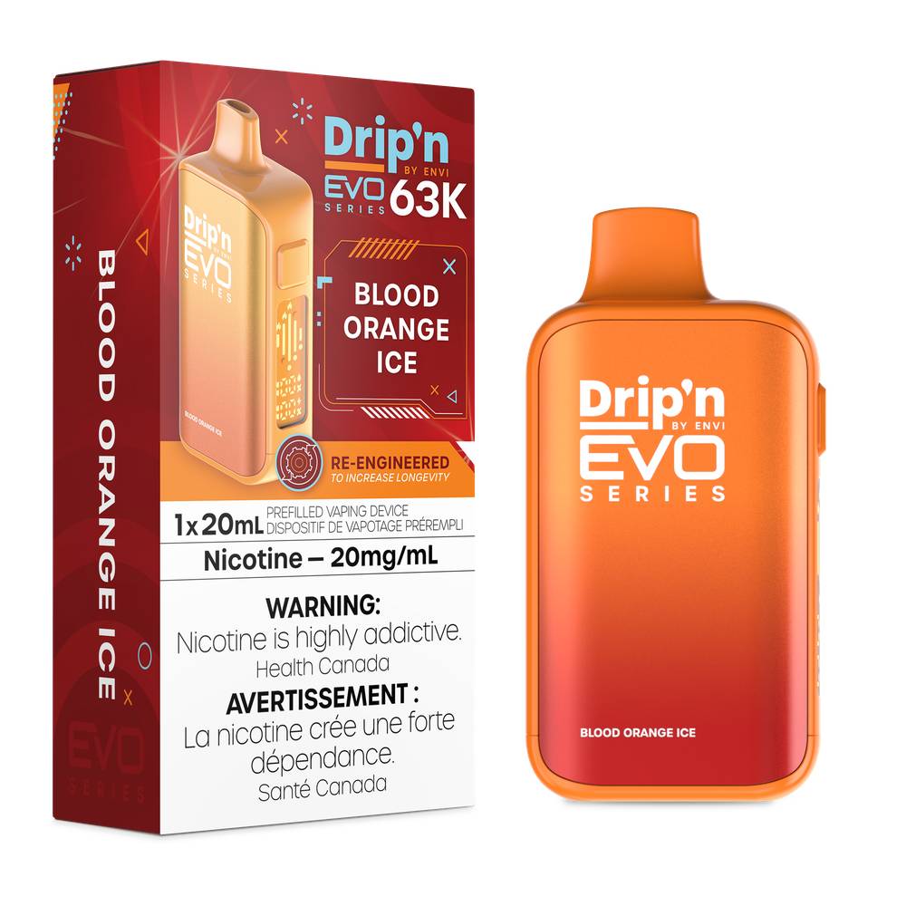 Drip'n EVO 63K Disposable Vape - Blood Orange Ice