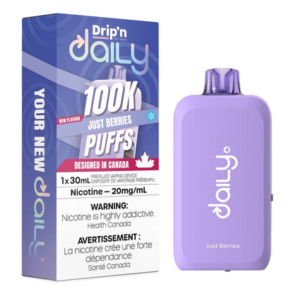 Drip'n Daily 100K Disposable Vape - Just Berries