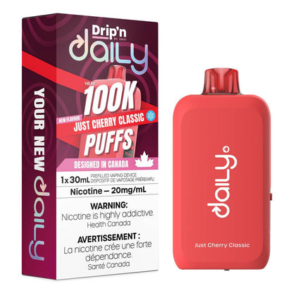 Drip'n Daily 100K Disposable Vape - Just Cherry Classic