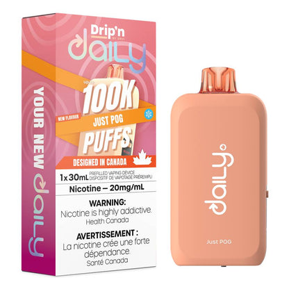 Drip'n Daily 100K Disposable Vape - ust POG