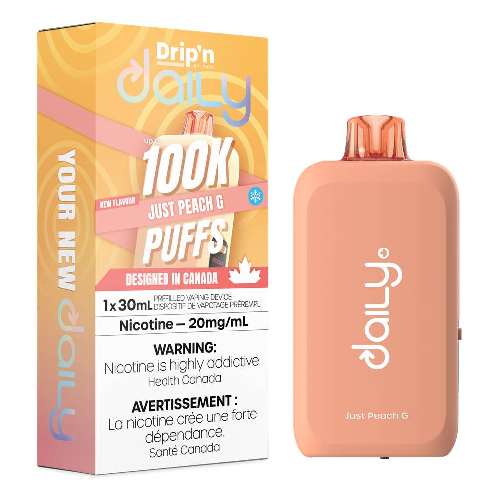 Drip'n Daily 100K Disposable Vape - Just Peach G