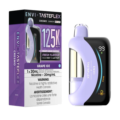 ENVI x OXVA TasteFlex 125K Disposable Vape - Grape Ice
