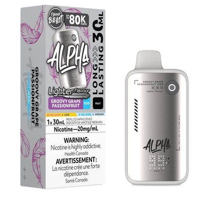 Flavour Beast Alpha L.S. 80K Disposable Vape - Groovy Grape Passionfruit Iced