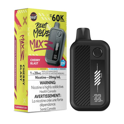 Flavour Beast Beast Mode MAX 3 60K Disposable Vape - Cherry Blast Iced