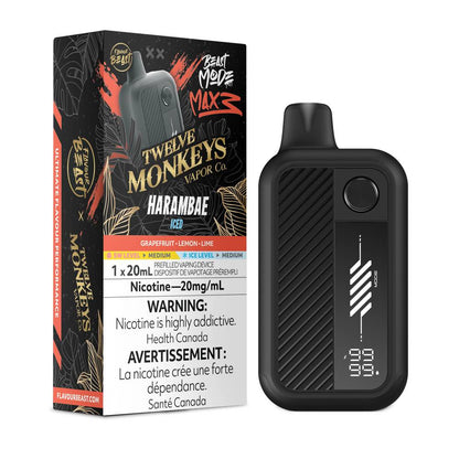 Flavour Beast Beast Mode MAX 3 60K Disposable Vape - Harambae Iced