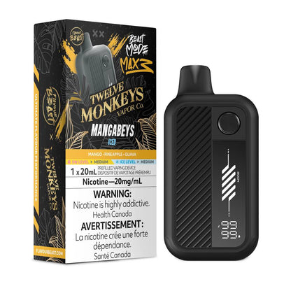 Flavour Beast Beast Mode MAX 3 60K Disposable Vape - Mangabeys Iced