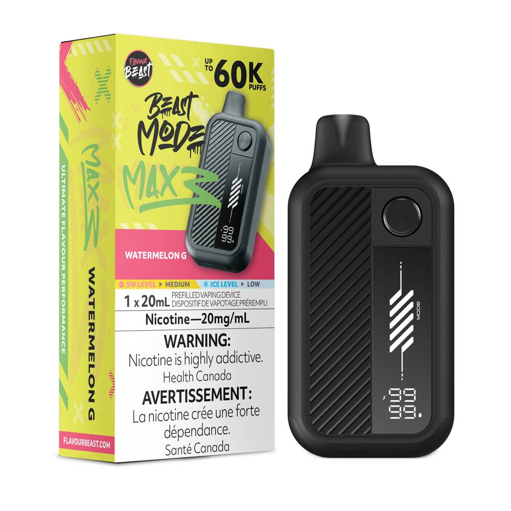 Flavour Beast Beast Mode MAX 3 60K Disposable Vape - Watermelon G