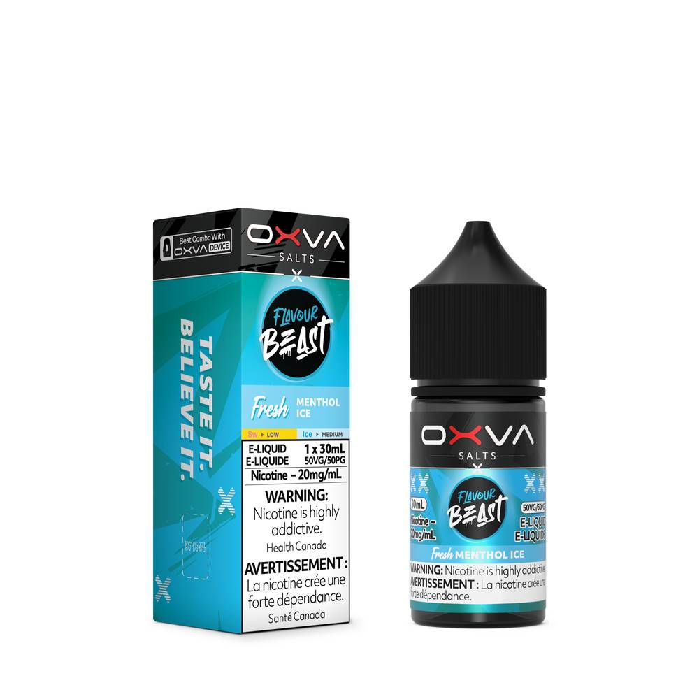 Flavour Beast x OXVA Nicotine Salt E-Liquid - Fresh Menthol Ice