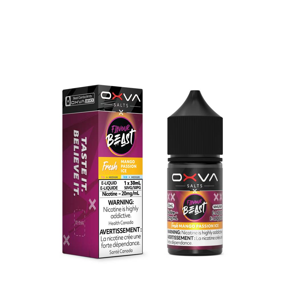 Flavour Beast x OXVA Nicotine Salt E-Liquid - Mango Passion Ice