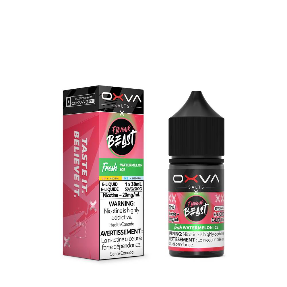 Flavour Beast x OXVA Nicotine Salt E-Liquid - Watermelon Ice