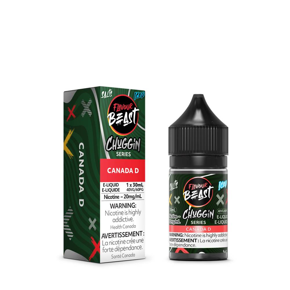 Flavour Beast Chuggin’ Iced – E-liquide aux Sels de Nicotine