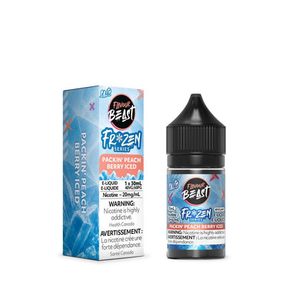 Flavour Beast Frozen Series Nicotine Salt E-Liquid - Packin' Peach Berry Iced