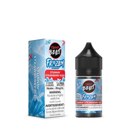 Flavour Beast Frozen Series Nicotine Salt E-Liquid - Stunnin' Strawberry Iced