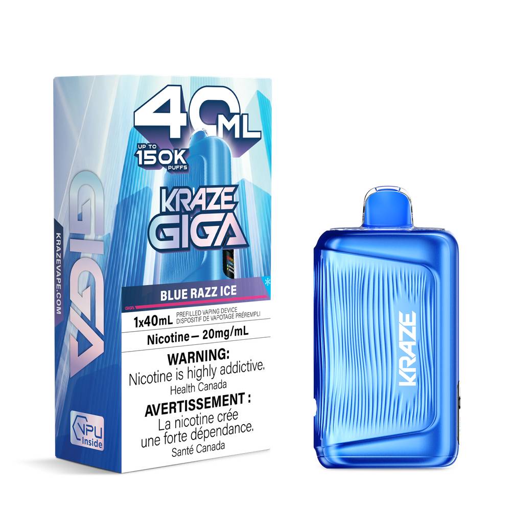 KRAZE GIGA 40ML Disposable Vape | 150K Puffs, 40mL, Dual Mesh