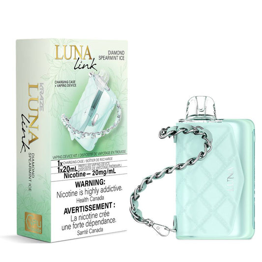 KRAZE Luna Link 100K Disposable Vape Kit – Diamond Spearmint Ice