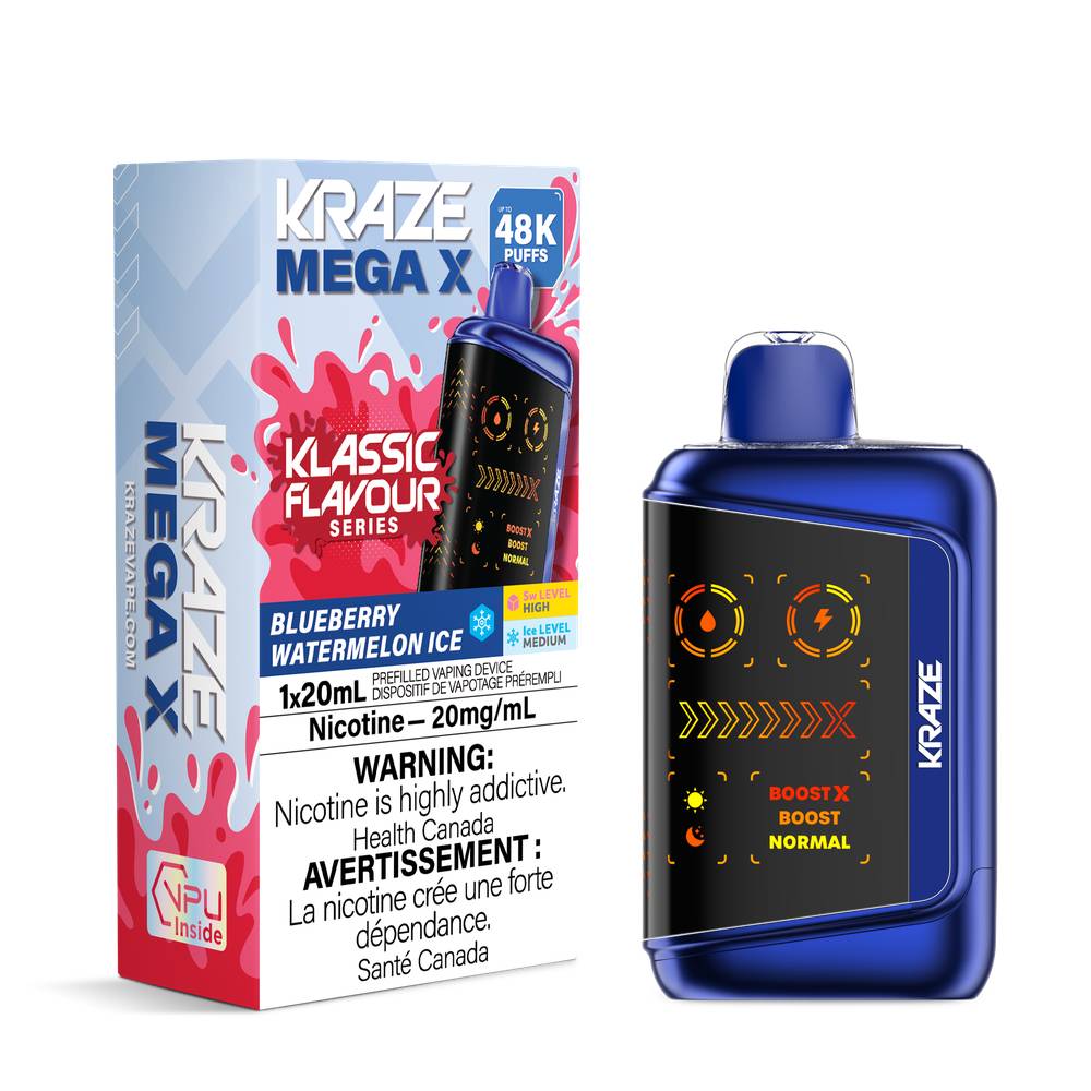 Kraze Mega X 48K Disposable Vape | 48,000 Puffs & 20mL E-Juice