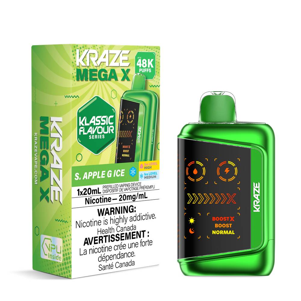 Kraze Mega X 48K Disposable Vape | 48,000 Puffs & 20mL E-Juice